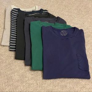 Set of 6 J Crew Men’s Pocket Tees {Medium}